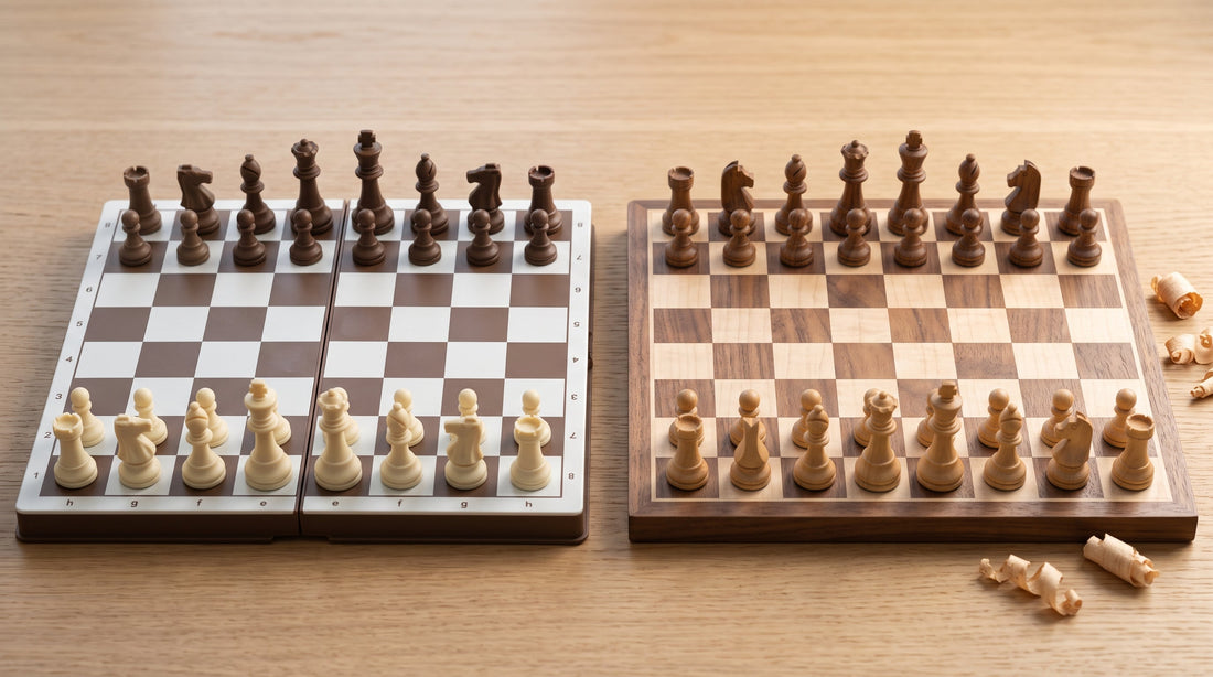 Reiseschach aus Holz oder Kunststoff?