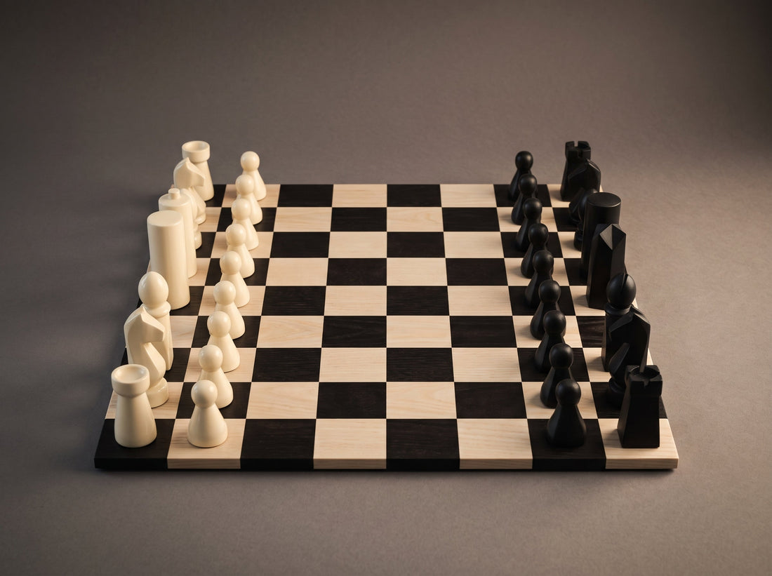 Design-Schach: moderne Sets statt Klassik
