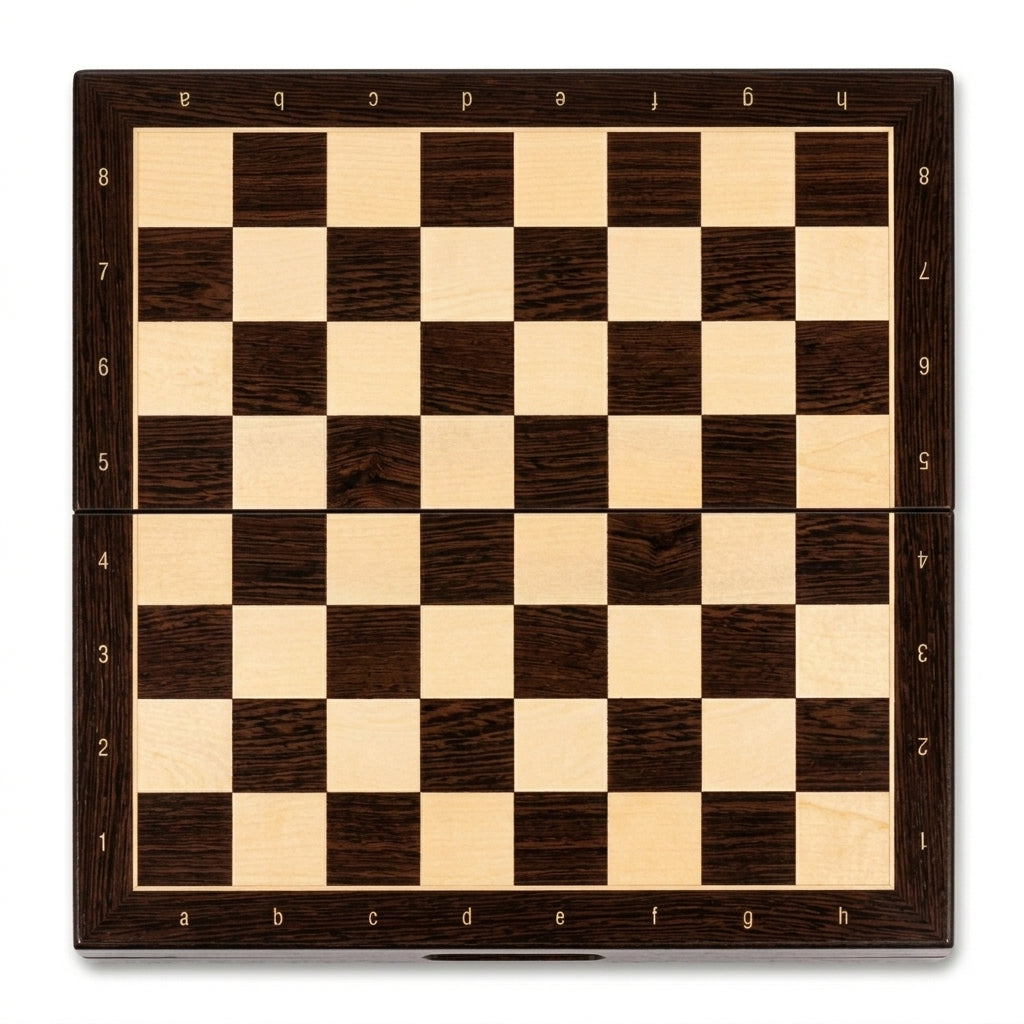 Magnetschach Ebenholz-Optik, 33 x 33 cm