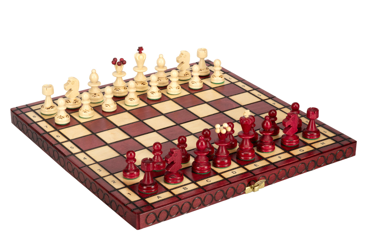 Schachspiel Small Pearl, mit Einlage