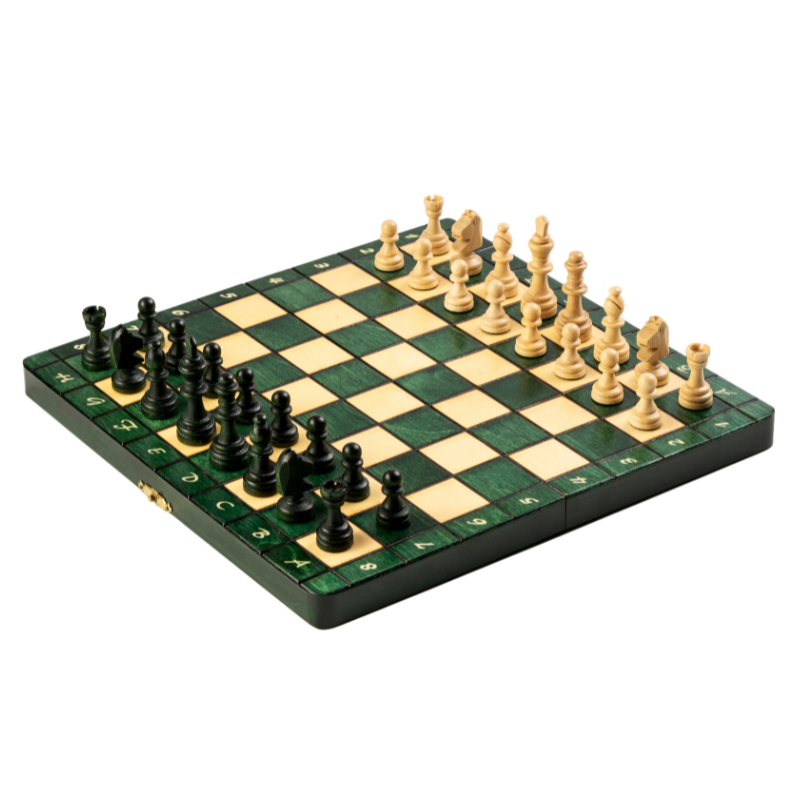 Magnetisches Schachspiel, mit Einlage