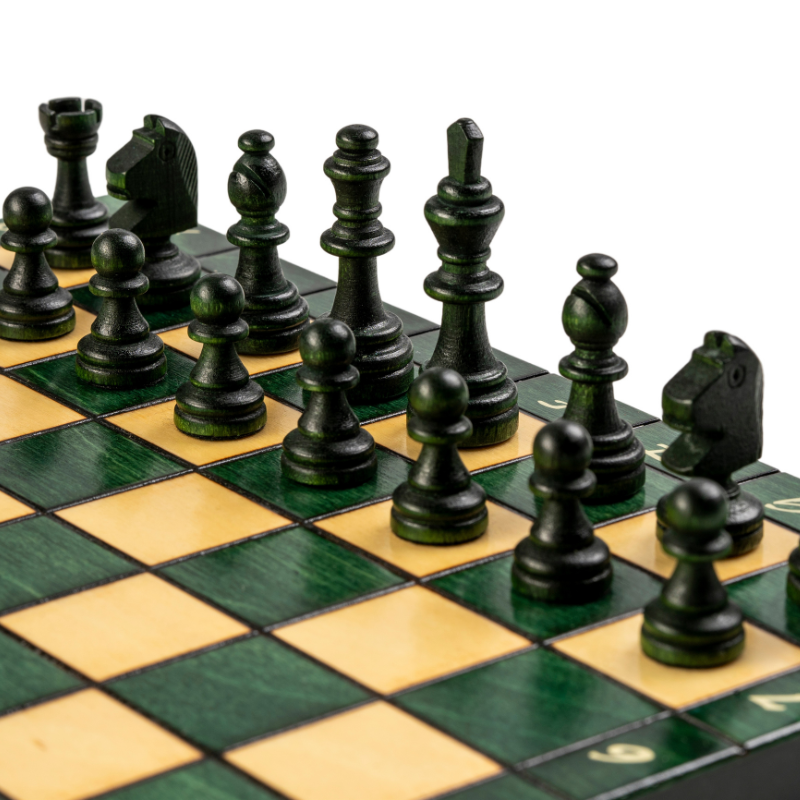 Magnetisches Schachspiel, mit Einlage