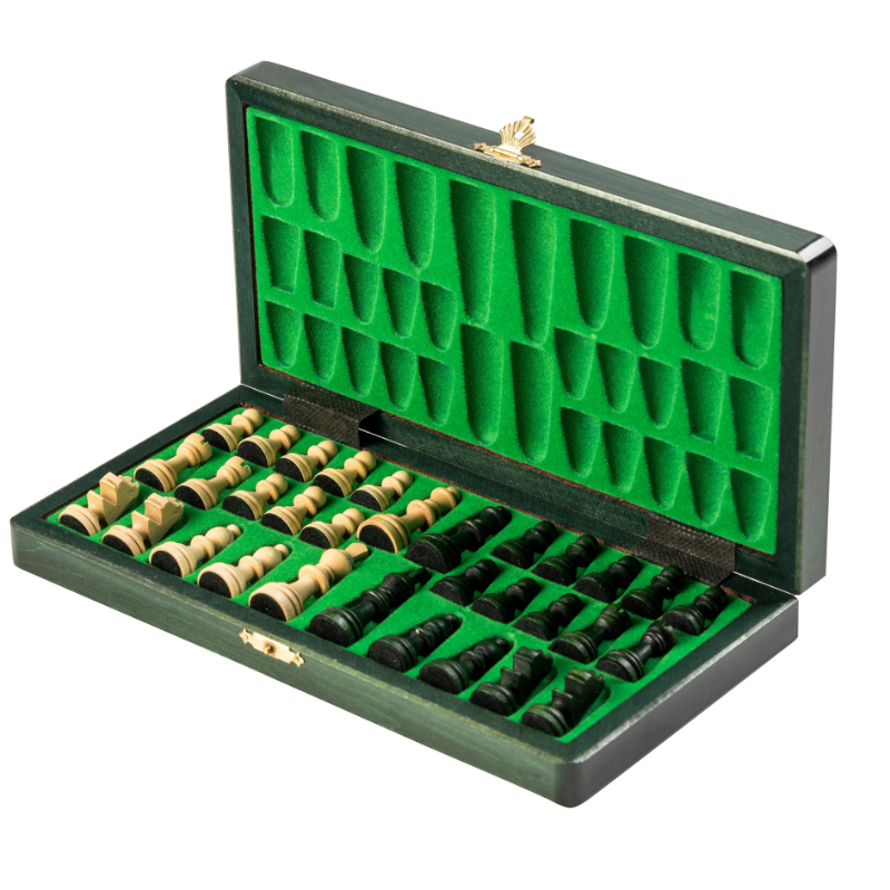 Magnetisches Schachspiel, mit Einlage