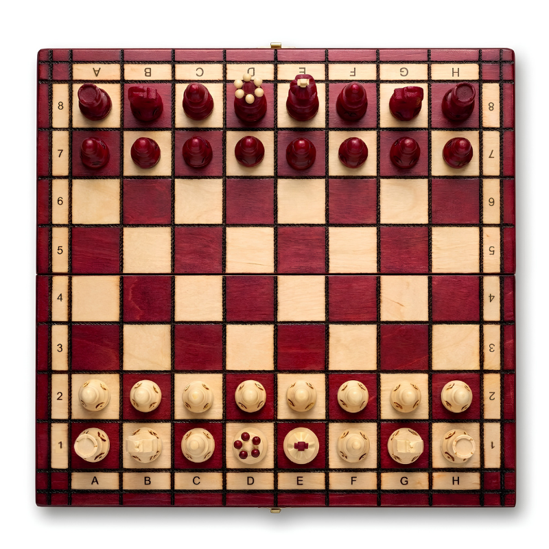 Schachspiel Small Pearl, mit Einlage
