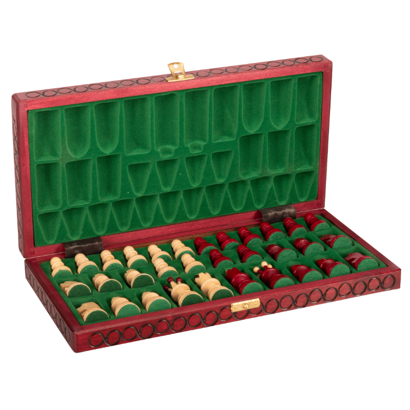 Schachspiel Small Pearl, mit Einlage