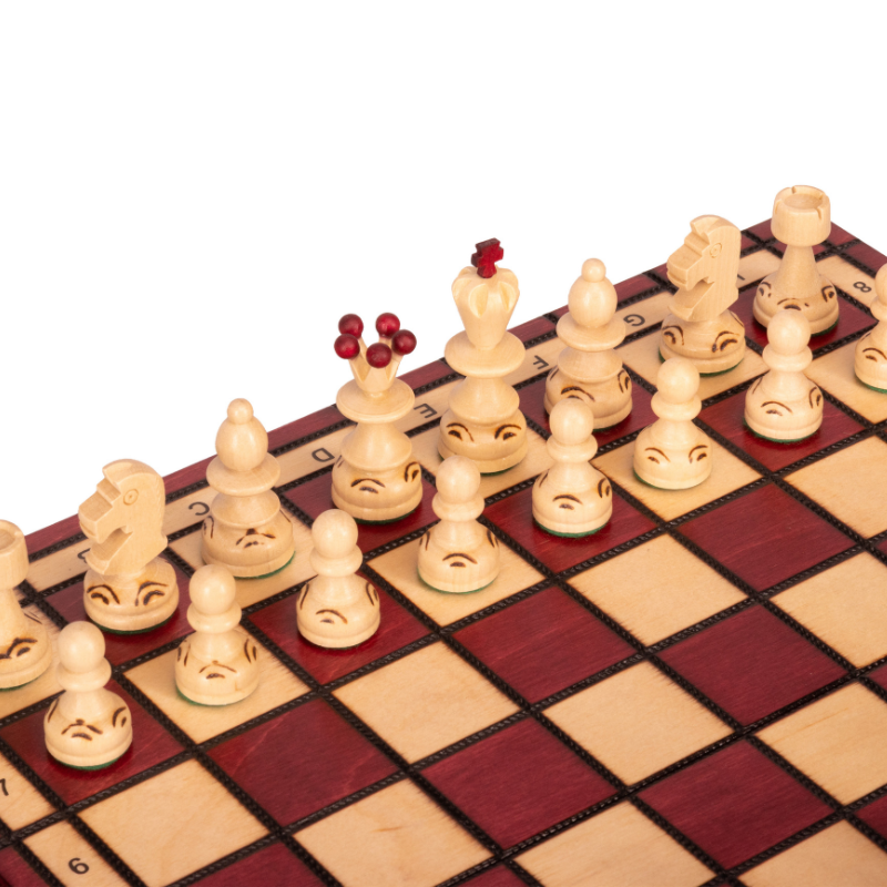 Schachspiel Small Pearl, mit Einlage