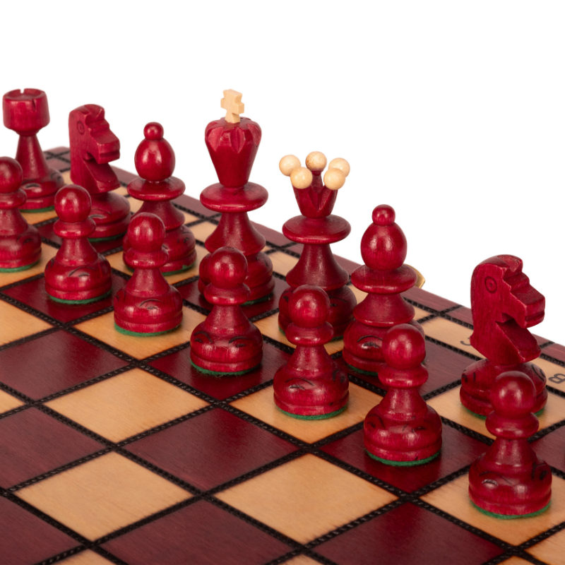 Schachspiel Small Pearl, mit Einlage