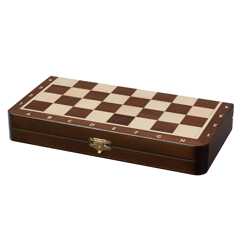 Magnetisches Holz-Schachspiel (28 x 28 cm), Einlage